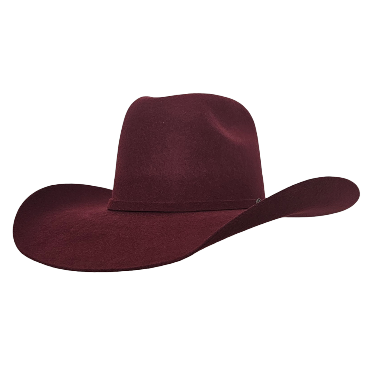 American Wine Wool Cashmere Cowboy Hat – Luxury Western Hat for Rodeos & Outdoor Fashion