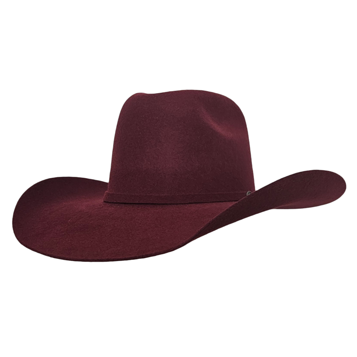 American Wine Wool Cashmere Cowboy Hat – Luxury Western Hat for Rodeos & Outdoor Fashion