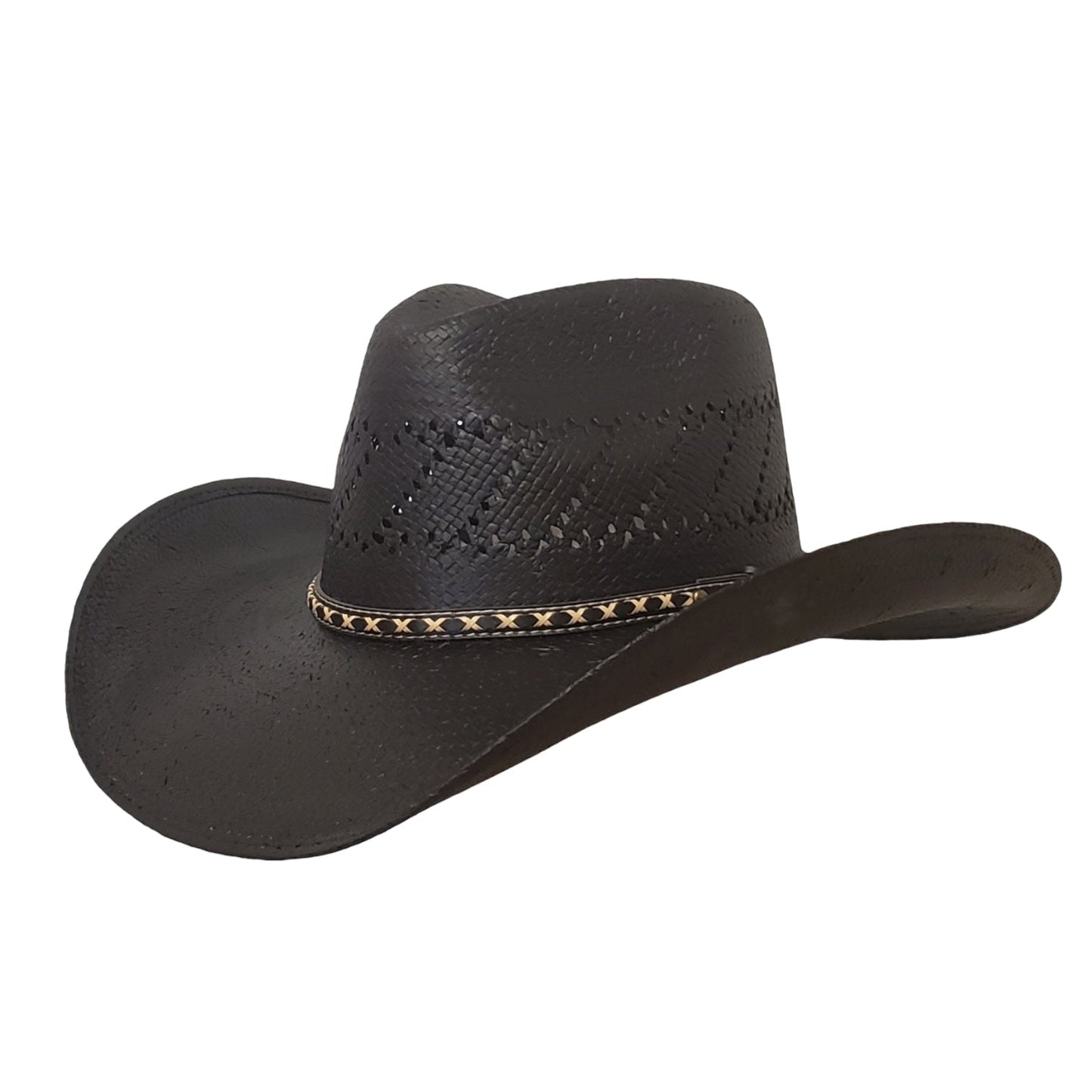 Durango Black Cowboy Hat – Premium Straw Hat for Rodeo, Ranching, and Western Lifestyle