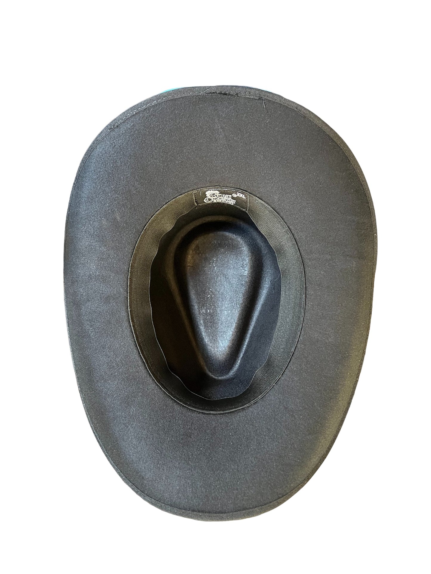 Patriotic cowboy hat in black straw – 'Don't Tread On Me' Western-style hat for outdoor adventures, country concerts, and ranch life