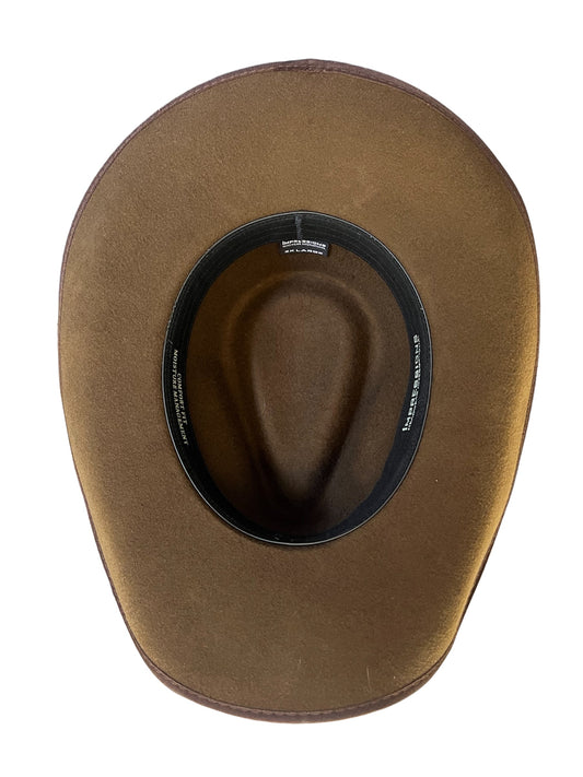 Premium Stampede Brown Wool Cowboy Hat – Perfect for Western Wear and Outdoor Adventures