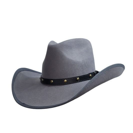 Stampede Gray Wool Cashmere Cowboy Hat – Premium Western Hat with a Classic Look