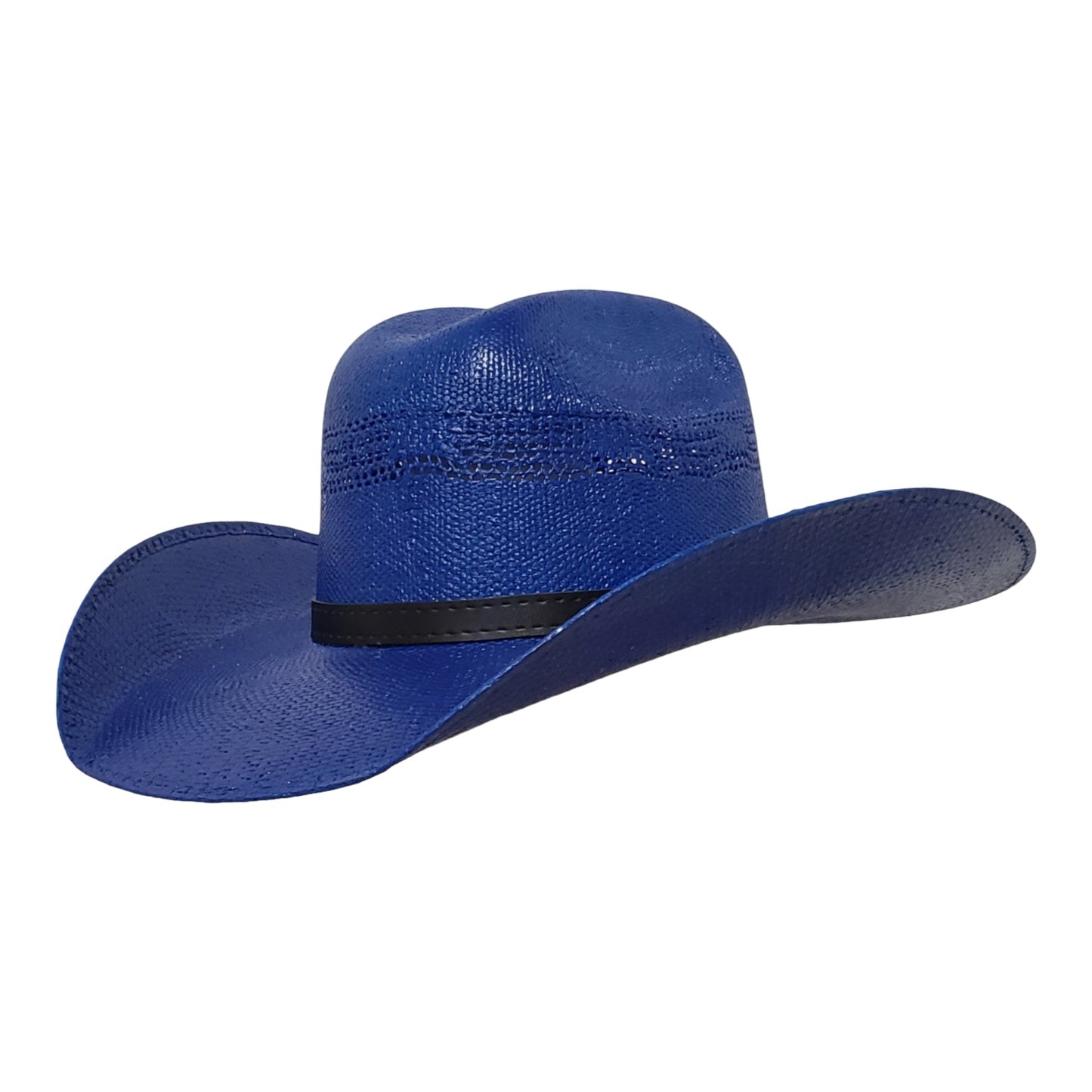Justin Royal Blue Straw Bangora Cowboy Hat – Bold Western Hat for Rodeo & Festivals
