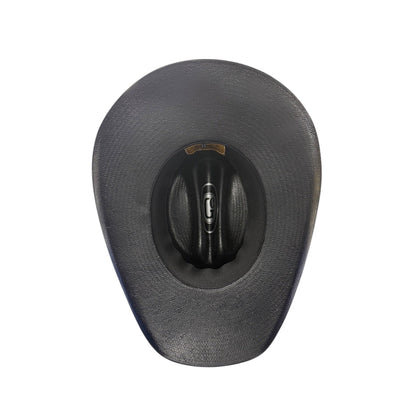 BACKROADS BLACK SHANTUNG STRAW 210