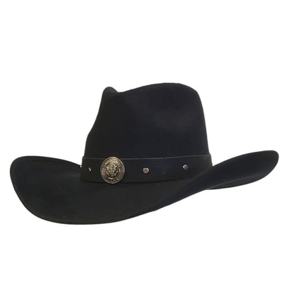 Army Heroes Renegade Series black cotton poly felt cowboy hat with a bold Western design and durable craftsmanship